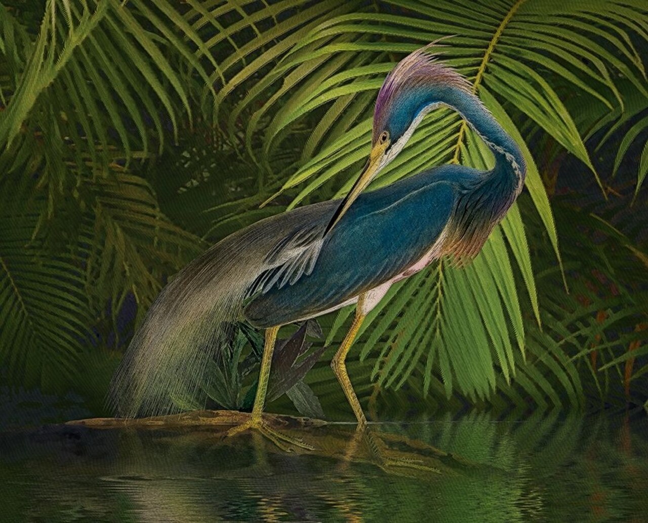 Greenish Blue Poster Print by Steve Hunziker - Item # VARPDXHD015A